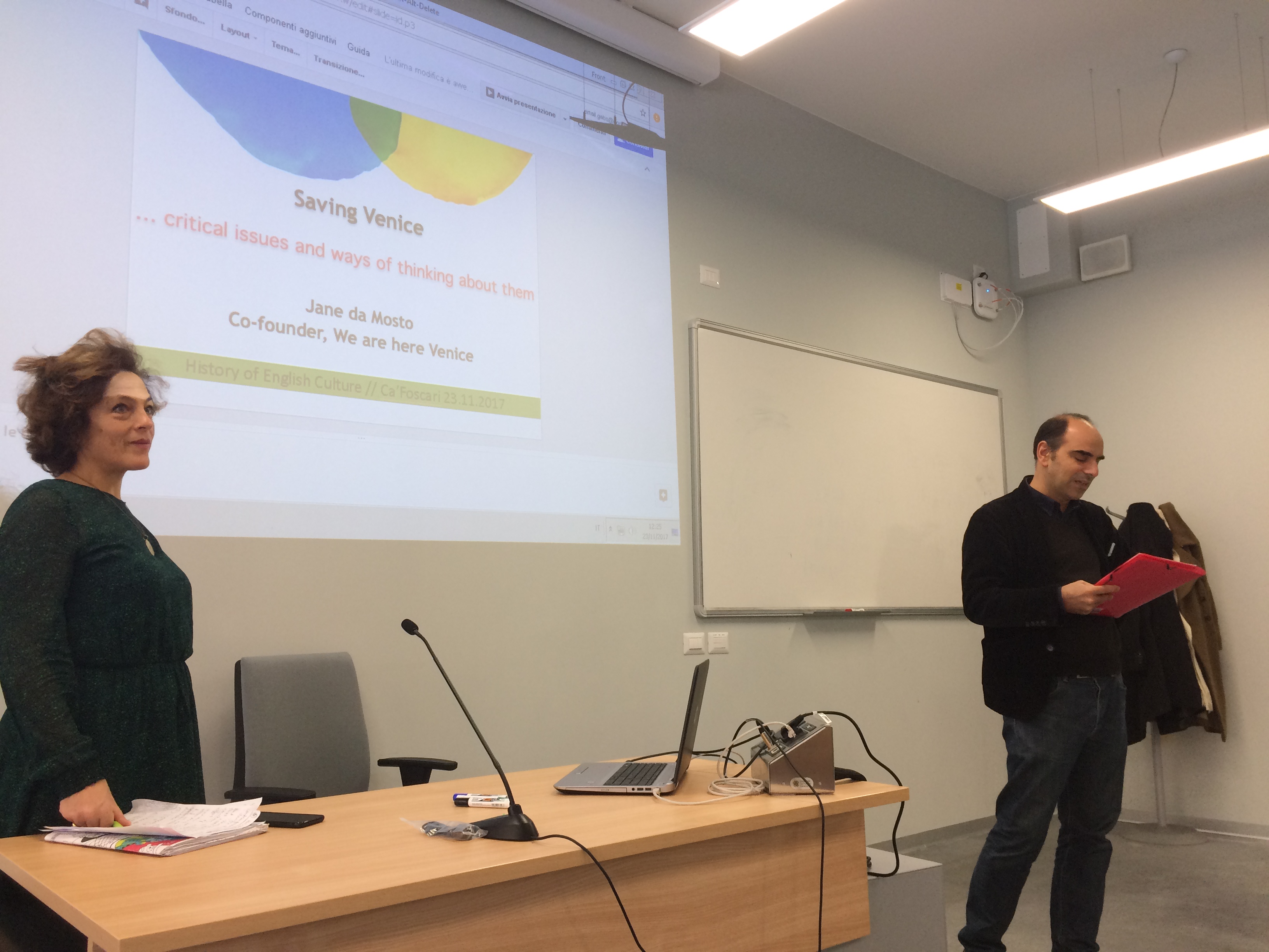 Wahv At Università Ca’ Foscari, A Lesson By Jane Da Mosto