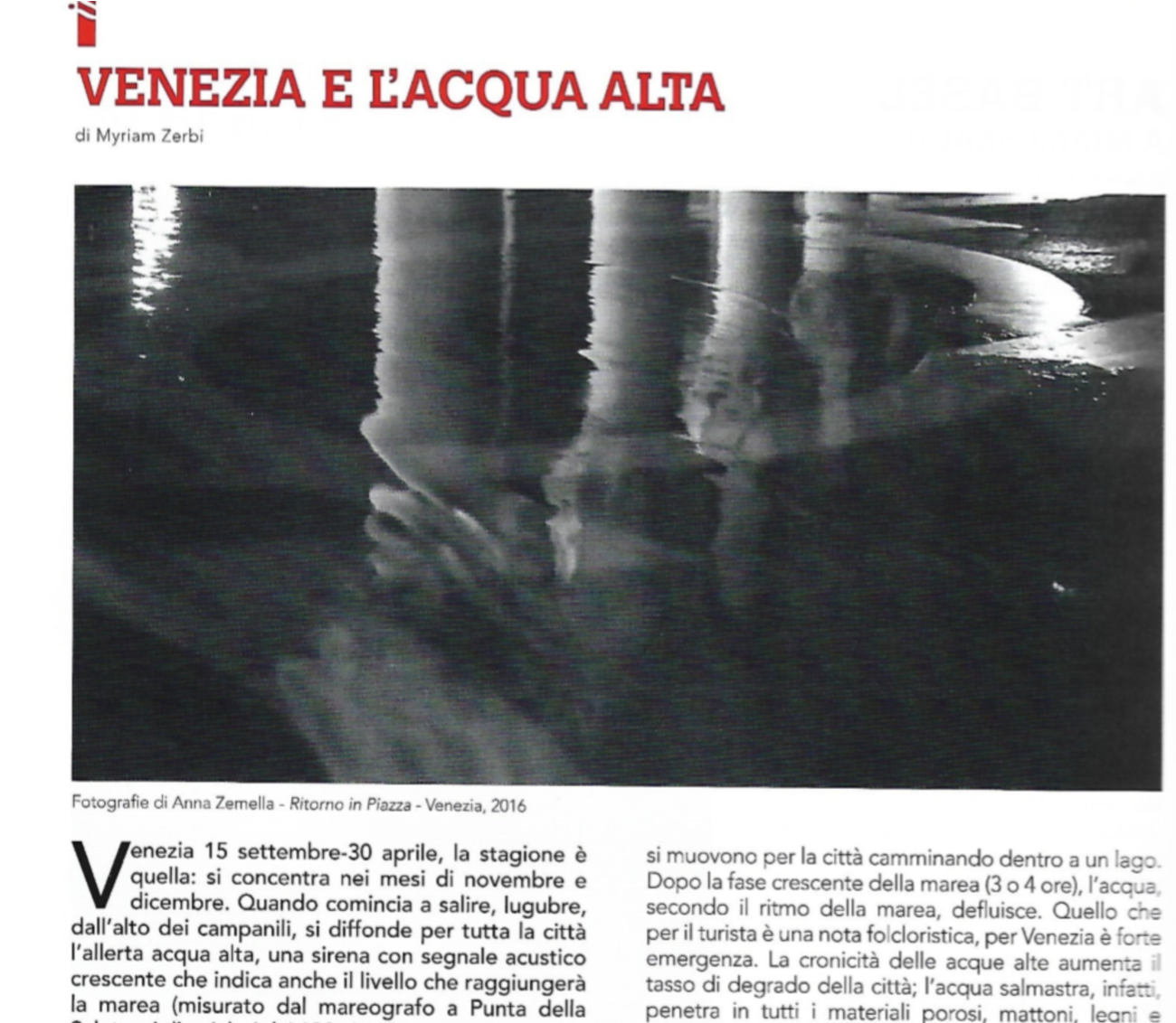 Venezia E L’acqua Alta Image